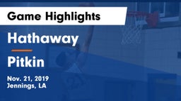 Hathaway  vs Pitkin  Game Highlights - Nov. 21, 2019