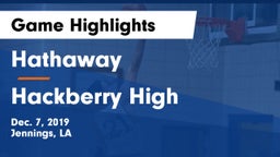Hathaway  vs Hackberry High Game Highlights - Dec. 7, 2019