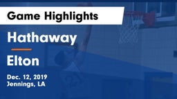 Hathaway  vs Elton  Game Highlights - Dec. 12, 2019