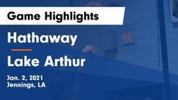 Hathaway  vs Lake Arthur  Game Highlights - Jan. 2, 2021