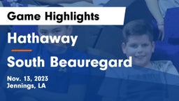 Hathaway  vs South Beauregard  Game Highlights - Nov. 13, 2023