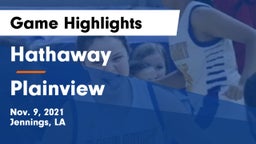 Hathaway  vs Plainview  Game Highlights - Nov. 9, 2021