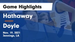 Hathaway  vs Doyle  Game Highlights - Nov. 19, 2021