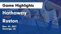 Hathaway  vs Ruston  Game Highlights - Nov. 23, 2021