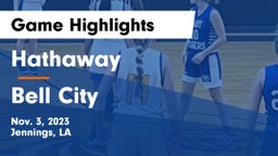 Hathaway  vs Bell City  Game Highlights - Nov. 3, 2023