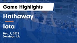Hathaway  vs Iota  Game Highlights - Dec. 7, 2023