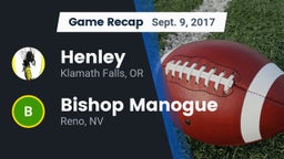 Recap: Henley  vs. Bishop Manogue  2017