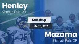 Matchup: Henley  vs. Mazama  2017