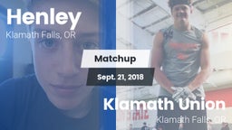 Matchup: Henley  vs. Klamath Union  2018