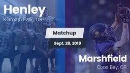 Matchup: Henley  vs. Marshfield  2018