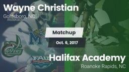 Matchup: Wayne Christian High vs. Halifax Academy  2017