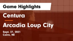 Centura  vs Arcadia Loup City Game Highlights - Sept. 27, 2021