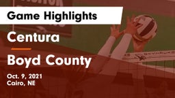 Centura  vs Boyd County Game Highlights - Oct. 9, 2021