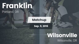 Matchup: Franklin  vs. Wilsonville  2016