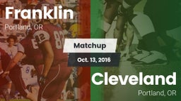 Matchup: Franklin  vs. Cleveland  2016