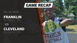 Recap: Franklin  vs. Cleveland  2016