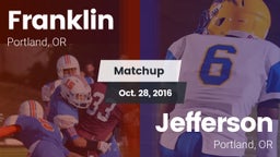 Matchup: Franklin  vs. Jefferson  2016