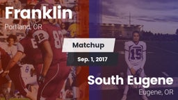 Matchup: Franklin  vs. South Eugene  2017