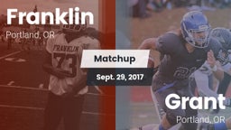 Matchup: Franklin  vs. Grant  2017