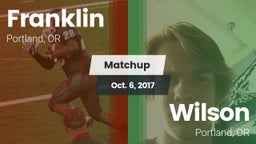 Matchup: Franklin  vs. Wilson  2017
