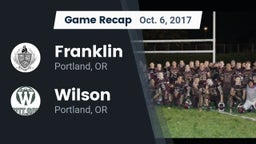 Recap: Franklin  vs. Wilson  2017