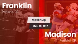 Matchup: Franklin  vs. Madison  2017