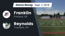 Recap: Franklin  vs. Reynolds  2018