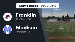 Recap: Franklin  vs. Madison  2018
