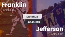 Matchup: Franklin  vs. Jefferson  2018