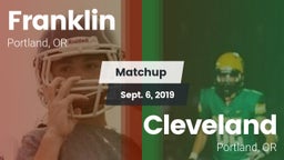 Matchup: Franklin  vs. Cleveland  2019