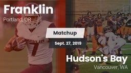 Matchup: Franklin  vs. Hudson's Bay  2019