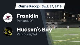 Recap: Franklin  vs. Hudson's Bay  2019