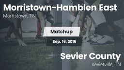 Matchup: Morristown-Hamblen vs. Sevier County 2016