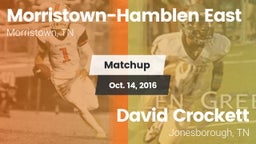 Matchup: Morristown-Hamblen vs. David Crockett  2016
