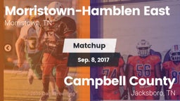 Matchup: Morristown-Hamblen vs. Campbell County  2017