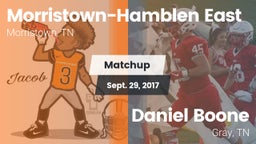 Matchup: Morristown-Hamblen vs. Daniel Boone  2017