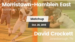 Matchup: Morristown-Hamblen vs. David Crockett  2018
