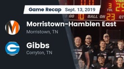 Recap: Morristown-Hamblen East  vs. Gibbs  2019