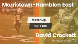 Matchup: Morristown-Hamblen vs. David Crockett  2019