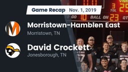 Recap: Morristown-Hamblen East  vs. David Crockett  2019