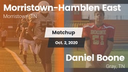 Matchup: Morristown-Hamblen vs. Daniel Boone  2020