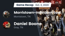 Recap: Morristown-Hamblen East  vs. Daniel Boone  2020
