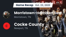 Recap: Morristown-Hamblen East  vs. Cocke County  2020