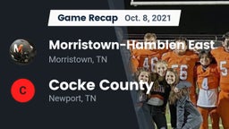 Recap: Morristown-Hamblen East  vs. Cocke County  2021