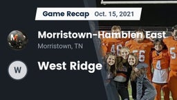 Recap: Morristown-Hamblen East  vs. West Ridge  2021