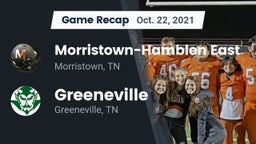 Recap: Morristown-Hamblen East  vs. Greeneville  2021