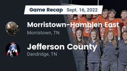 Recap: Morristown-Hamblen East  vs. Jefferson County  2022