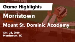 Morristown  vs Mount St. Dominic Academy Game Highlights - Oct. 28, 2019
