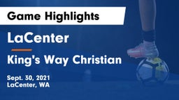 LaCenter  vs King's Way Christian  Game Highlights - Sept. 30, 2021