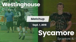 Matchup: Westinghouse High vs. Sycamore  2018